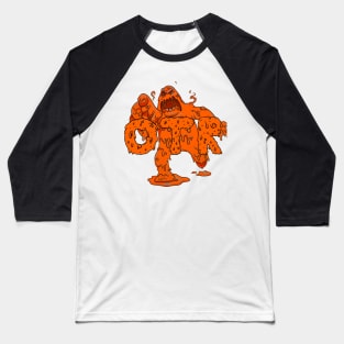 Only The Real Slime Orange Apparel Baseball T-Shirt